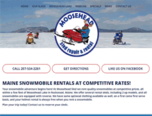 Tablet Screenshot of mooseheadsled.com